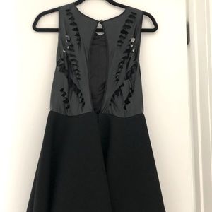 Keepsake the Label leather back little black dress